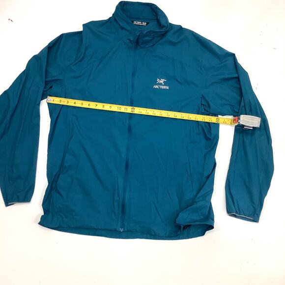 Blue Arc’teryx Mens Nodin Lightweight Jacket Sz XXL Windproof Shell Hooded - Picture 6 of 6